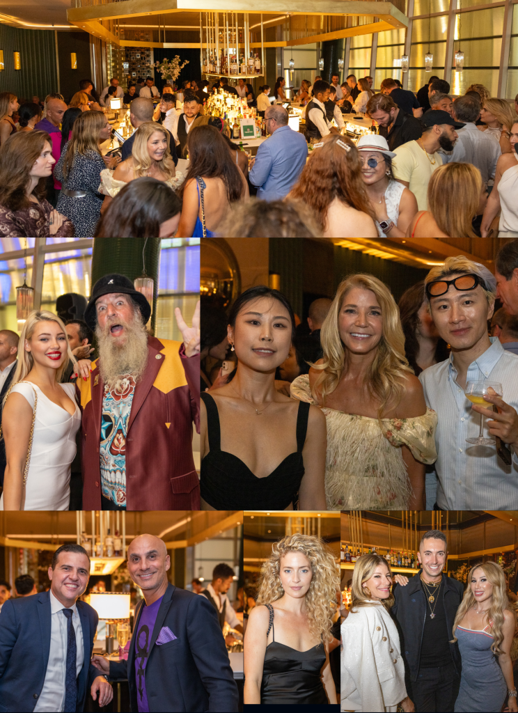 Collage of guests attending the Shanghai Nights event